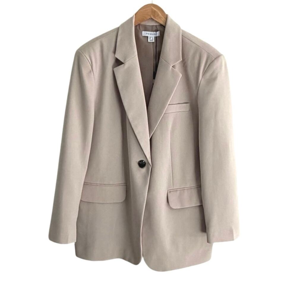 NWT PRIMARK Sand blazer size 10 lined